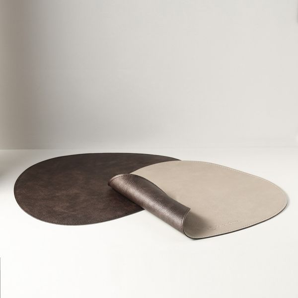 Набор из 2-х двухсторонних сервировочных салфеток drop, 33х41 см, шоколадный/бежевый Liberty Jones