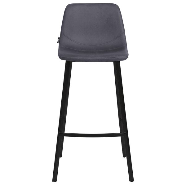 Стул барный Hugh экокожа темно-серый Bergenson Bjorn