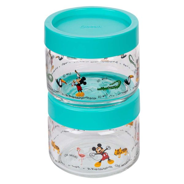 Набор банок 325 мл,зеленая крышка,2 шт JUNGLE Disney LUCARIS