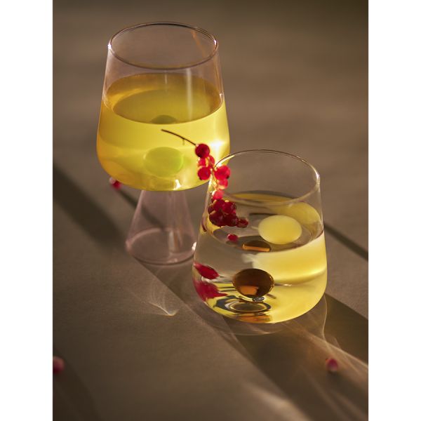 Бокал для вина orb 400 мл, розовый/зеленый Liberty Jones