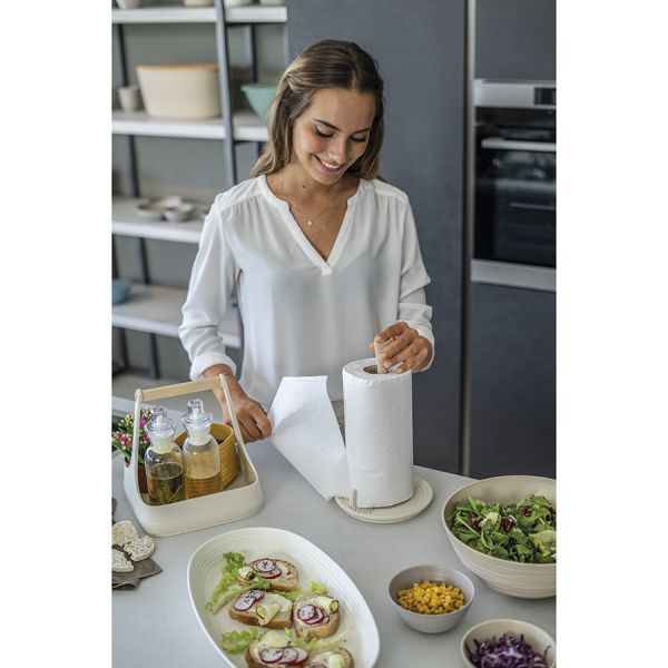 Держатель для бумажных полотенец tierra 30.5 см, молочный Guzzini