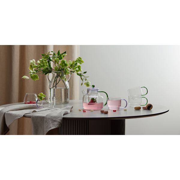 Чайник заварочный orb 1.2 л, фиолетовый/зеленый Liberty Jones