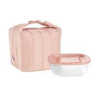 Набор из термосумки и контейнера handy bio 1,4 л, розовый Guzzini