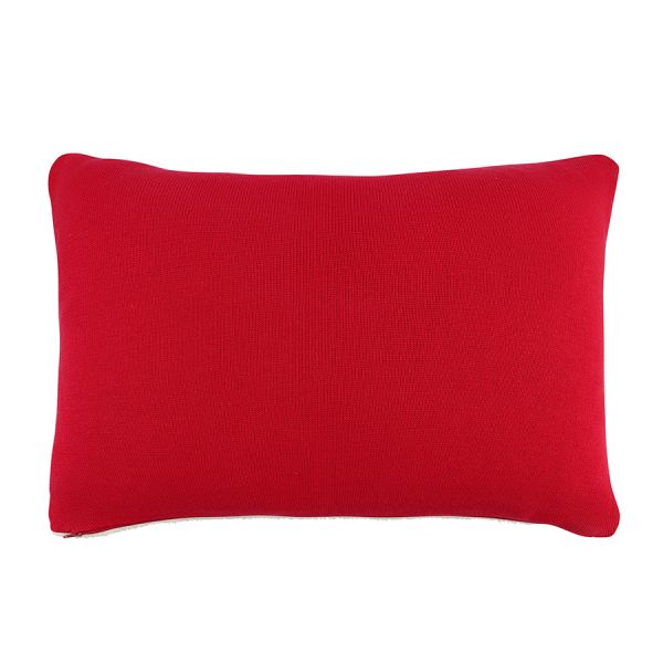 Подушка вязаная с новогодним рисунком festive wood из коллекции new year essential, 40x60 см Tkano
