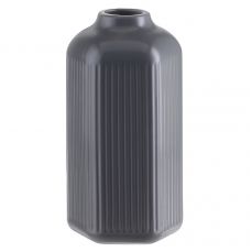 Ваза серого цвета из коллекции edge, 22см