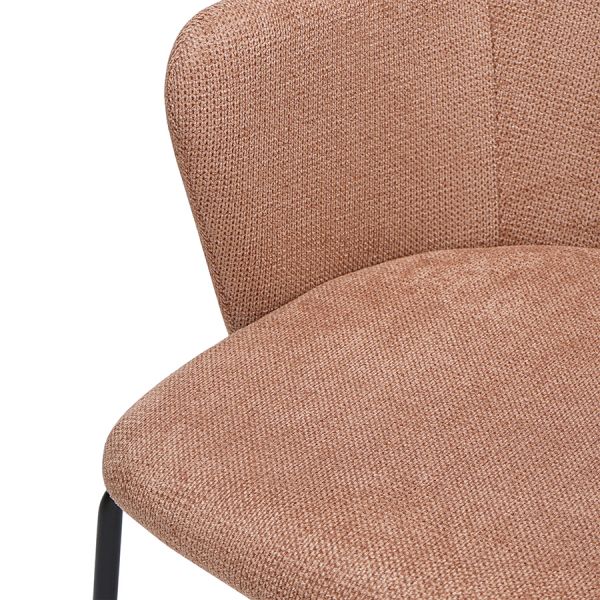 Стул dwight, фактурный шенилл, розовый Bergenson Bjorn