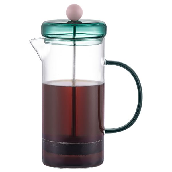 Френч-пресс orb, изумрудный/розовый, 900 мл, Liberty Jones, LJ0000557
