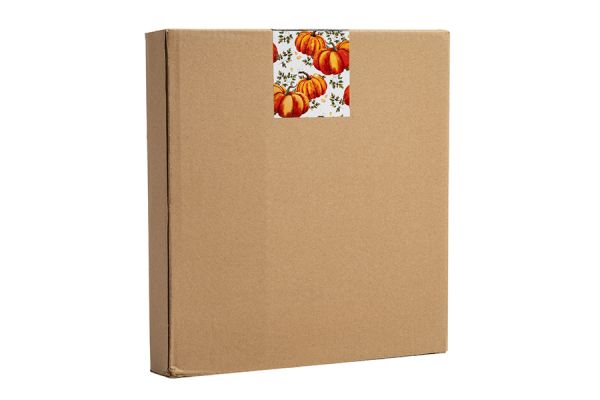 Блюдо 22 см, керамика, оранжево-зеленое, Тыква, Bright pumpkin ANNA LAFARG
