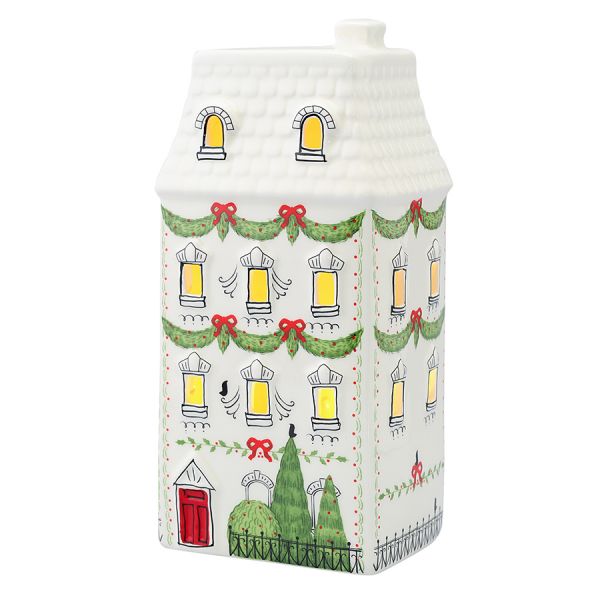 Домик с подсветкой olgod из коллекции new year essential, 22 см Tkano