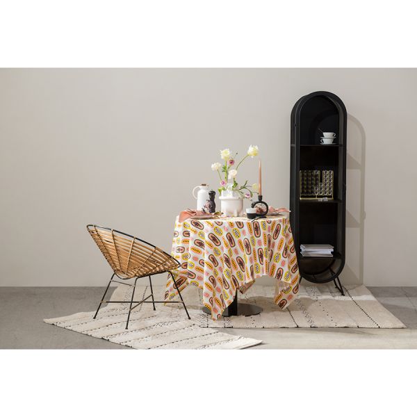 Салфетка под приборы из умягченного льна розово-пудрового цвета из коллекции essential, 35х45 см Tkano
