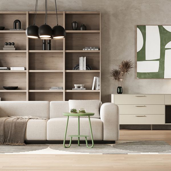 Столик журнальный stian, D50 см, зеленый Bergenson Bjorn