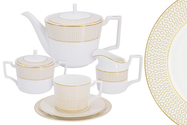 Чайный сервиз Ноктюрн, 6 персон, 21 предмет Anna Lafarg Emily