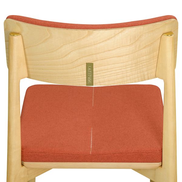 Стул aska рогожка ясень/красный Latitude