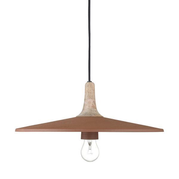 Светильник подвесной mango pyor, D29х26 см, коричневый Bergenson Bjorn