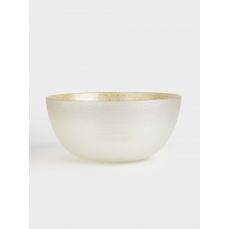 Салатник 24 см, 1,7 л, стекло, молочный/шампань, Marbella Anna Lafarg