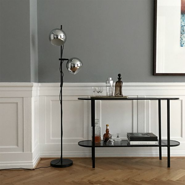 Основание для лампы Ball double черное матовое