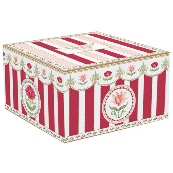 Чашка с блюдцем flowery, 370 мл Easy Life
