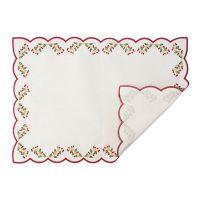Салфетка под приборы Морозные ягоды из коллекции new year essential, 33х48 см Tkano