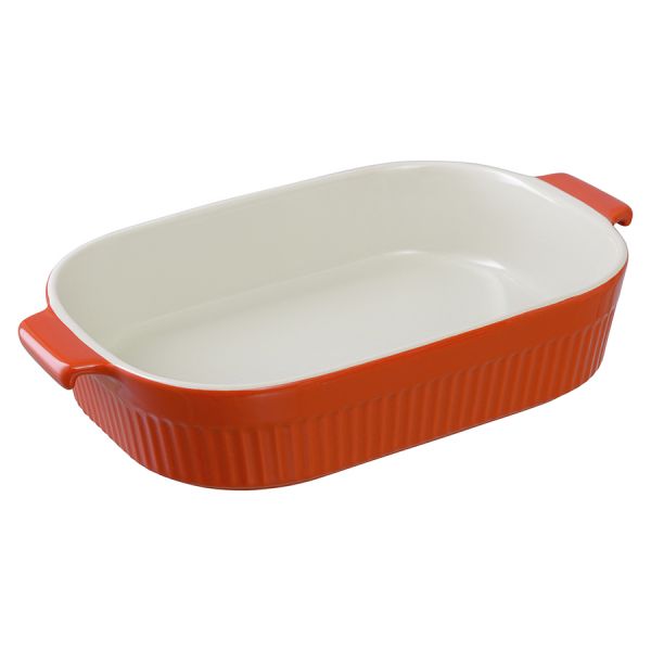 Блюдо для запекания soft ripples, 29,2х18,2 см, красное Liberty Jones