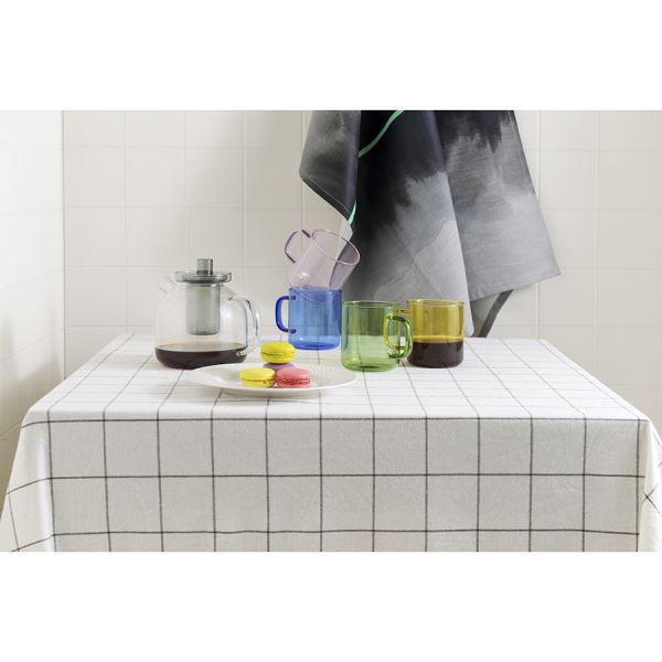 Чашка стеклянная 350 мл, зеленая Smart Solutions