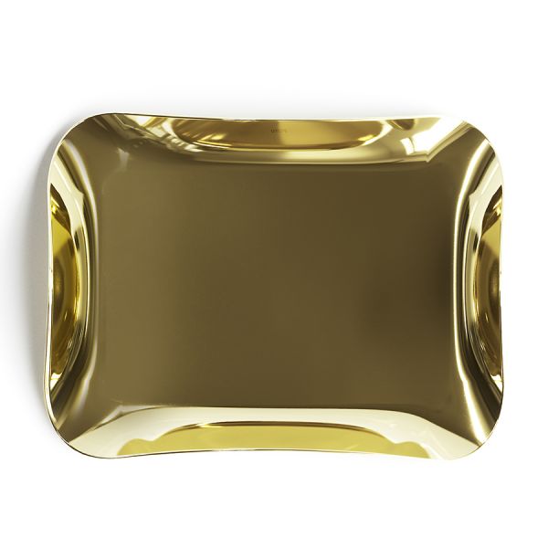 Поднос для сервировки wave, латунь Umbra