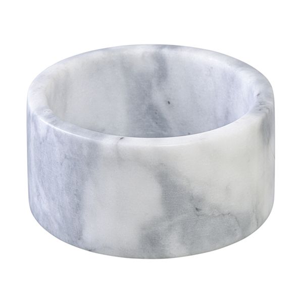 Шкатулка для украшений marm, D10,5х11,8 см, белый мрамор Bergenson Bjorn