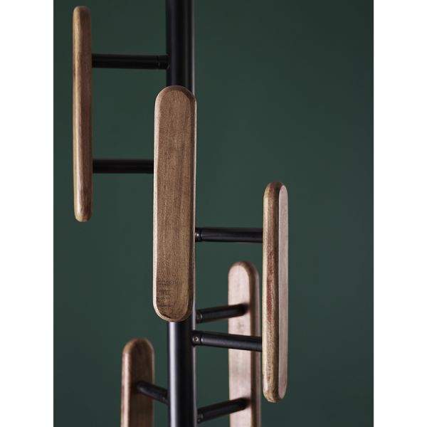 Вешалка напольная fem, черная Latitude