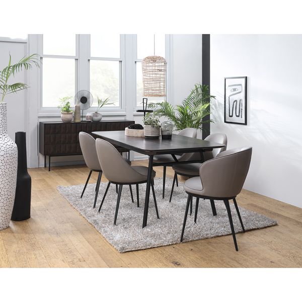 Комод unique furniture latina 2 секции 107х45х79 см