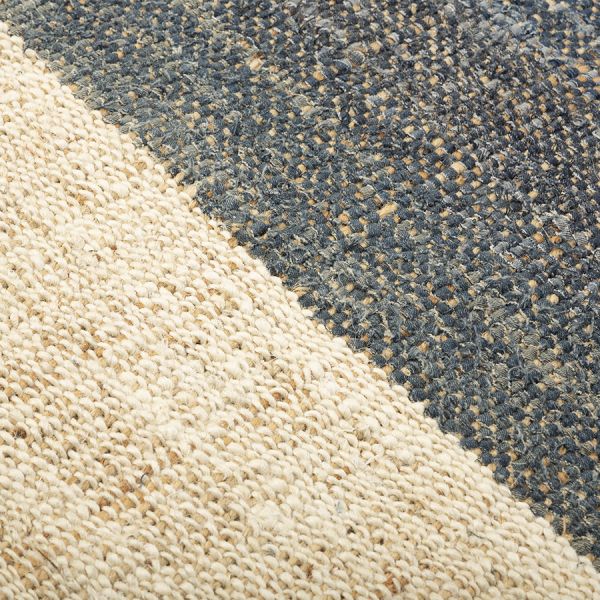 Ковер из джута, денима и шерсти hyderabad из коллекции ethnic 120х180 см Tkano