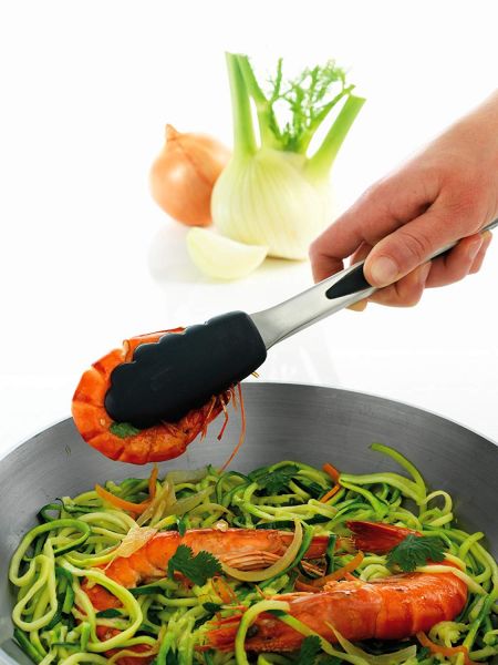 Щипцы 30 см Mastrad сталь и силикон цвет черный 