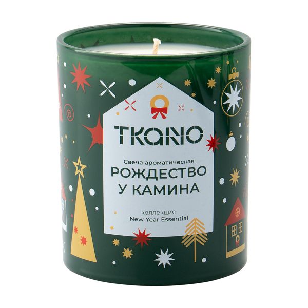 Свеча ароматическая Рождество у камина из коллекции new year essential Tkano
