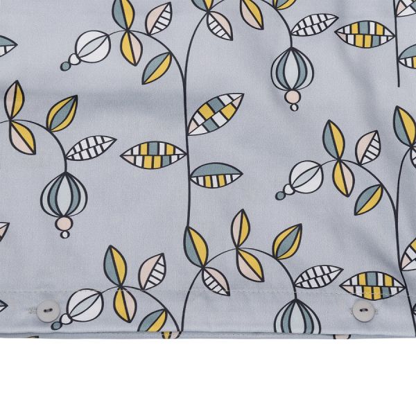 Комплект постельного белья из сатина с принтом 'Ягоды тайги' из коллекции russian north 150х200 см