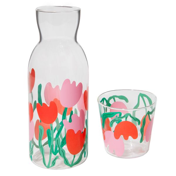 Набор из графина и стакана bloom Doiy
