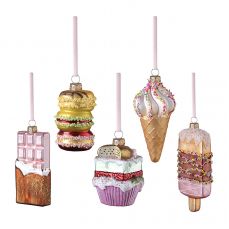 Набор ёлочных украшений glimmer selection из коллекции new year essential, 5 шт Tkano