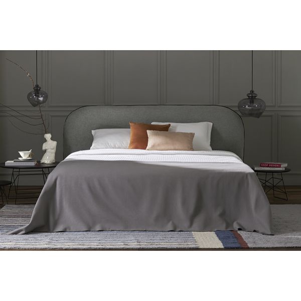 Простыня на резинке из страйп-сатина из коллекции essential, 200х200х30 см Tkano