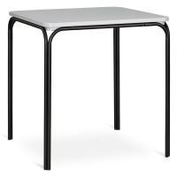 Стол обеденный ror, 70х70 см, черный/серый Latitude