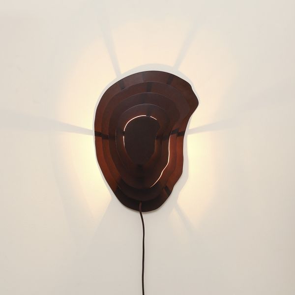 Светильник настенный fluid, 32х44 см, молотый кофе Bergenson Bjorn
