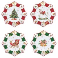 Набор десертных тарелок christmas tale 16 см, 4 шт Easy Life