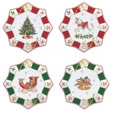Набор десертных тарелок christmas tale 16 см, 4 шт Easy Life