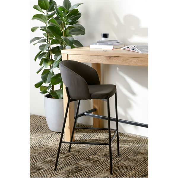 Стул барный horace экозамша темно-серый Berg