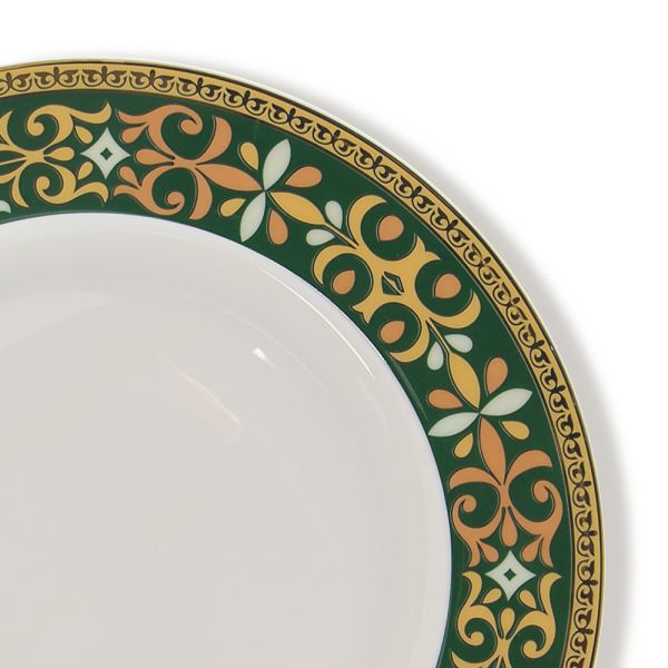 Чайный сервиз с пиалами АККУ Салтанат из костяного фарфора на 6 персон 9 предметов