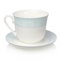 Дионис-Аквамарин кружка джамбо с блюдцем