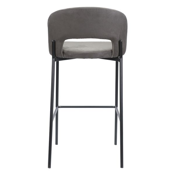 Стул барный horace экозамша темно-серый Berg
