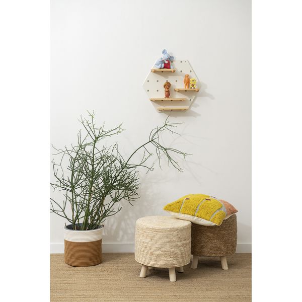 Пуф sonja, D40х40 см, светло-бежевый