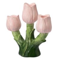 Подсвечник floret для трех свечей из коллекции blossom, 20 см Tkano