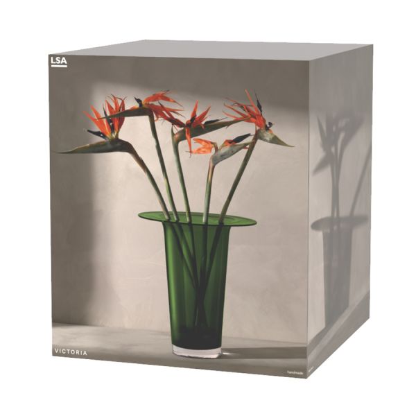 Ваза victoria, 26 см, зеленая LSA International