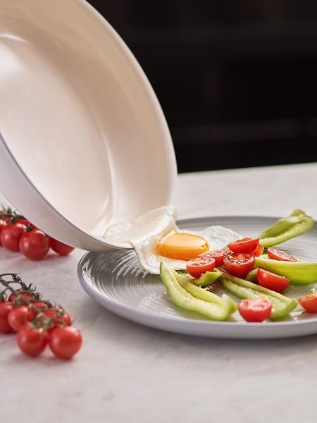 Набор посуды для приготовления со съемной ручкой smart ceramic, 7 предметов, цвета топленого молока Smart Solutions
