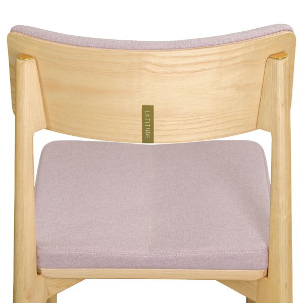 Стул aska рогожка ясень/розовый Latitude