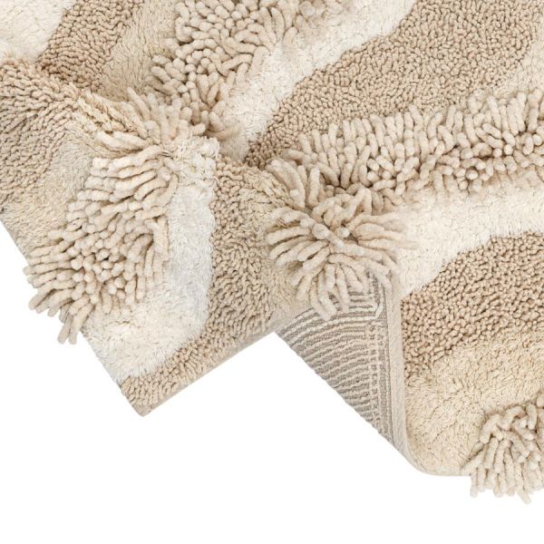 Коврик для ванной sands бежевого цвета из коллекции ethnic Tkano