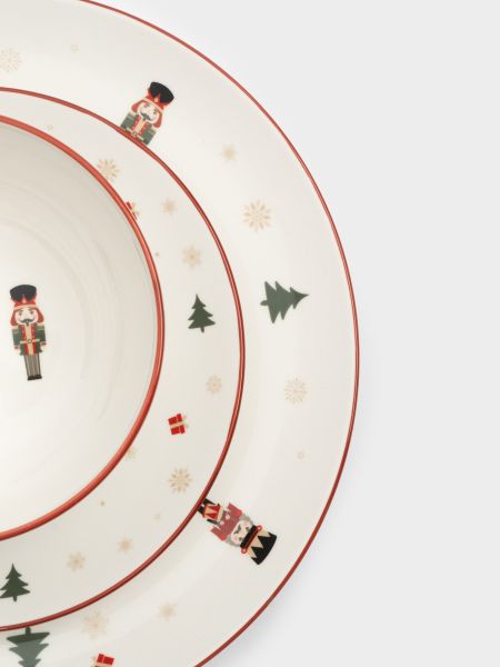 Сервиз обеденный на 6 персон 18 предметов, фарфор, белый, Щелкунчики, Nutcracker ANNA LAFARG